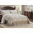 5-Piece Oversized Jacquard Matelasse Floral Damask Bedspread Set Textured Dot Scalled Edge Border-116270515-116270520