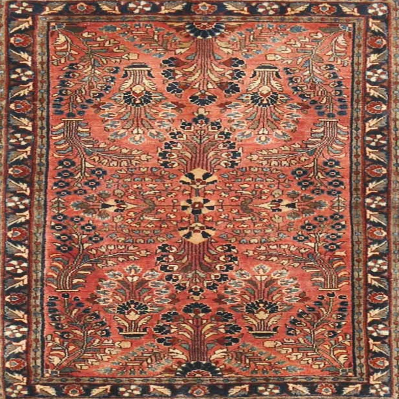Thiele Oriental Indoor Rug, Square 4'