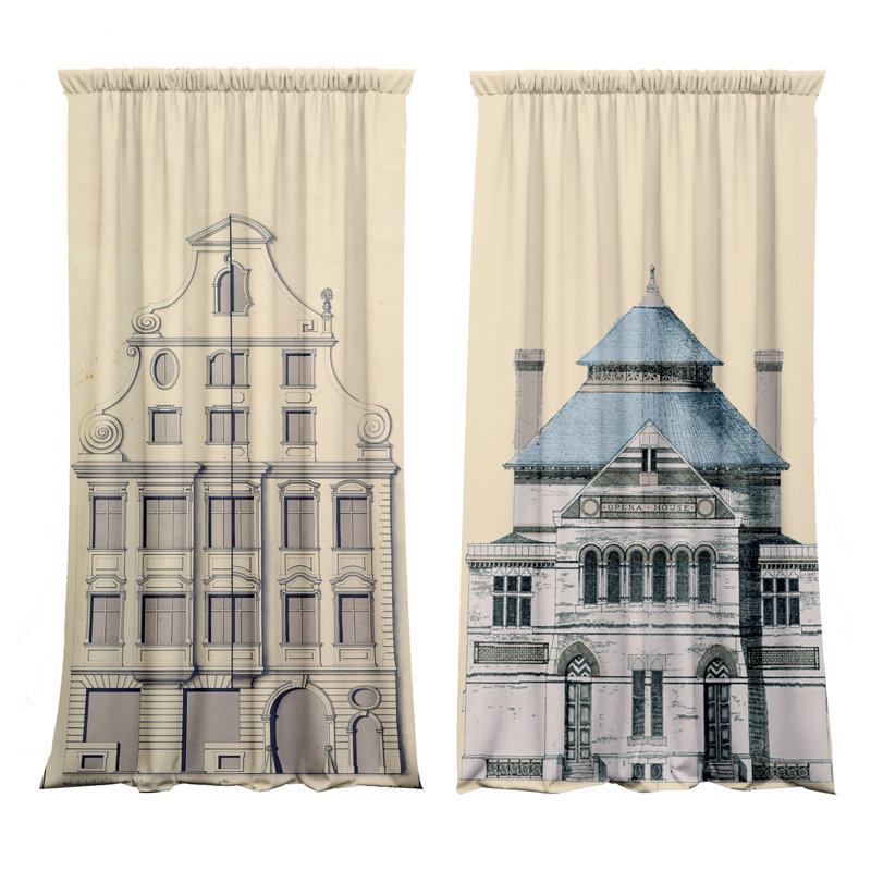 Velvet Blackout Curtain Panel Pair, 148 W x 200 D cm