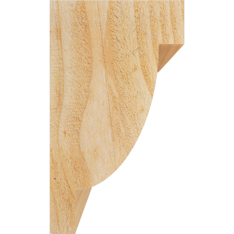Corbeau alpin, H 10 po x l 6 po x P 6 po, Sapin de Douglas, Sciage brut
