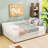 Linen Upholstered Daybed with Twin Trundle-764516451-764516454