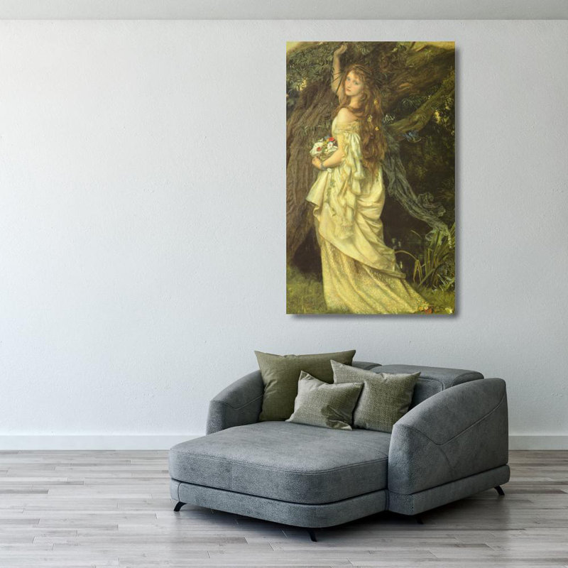 Ophelia, ca. 1865 MCG-PF1143, H 40 po x l 25 po