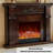Modern Simple French-style Electric Decorative Fireplace with Simulated Flames-1426938715-1426938717