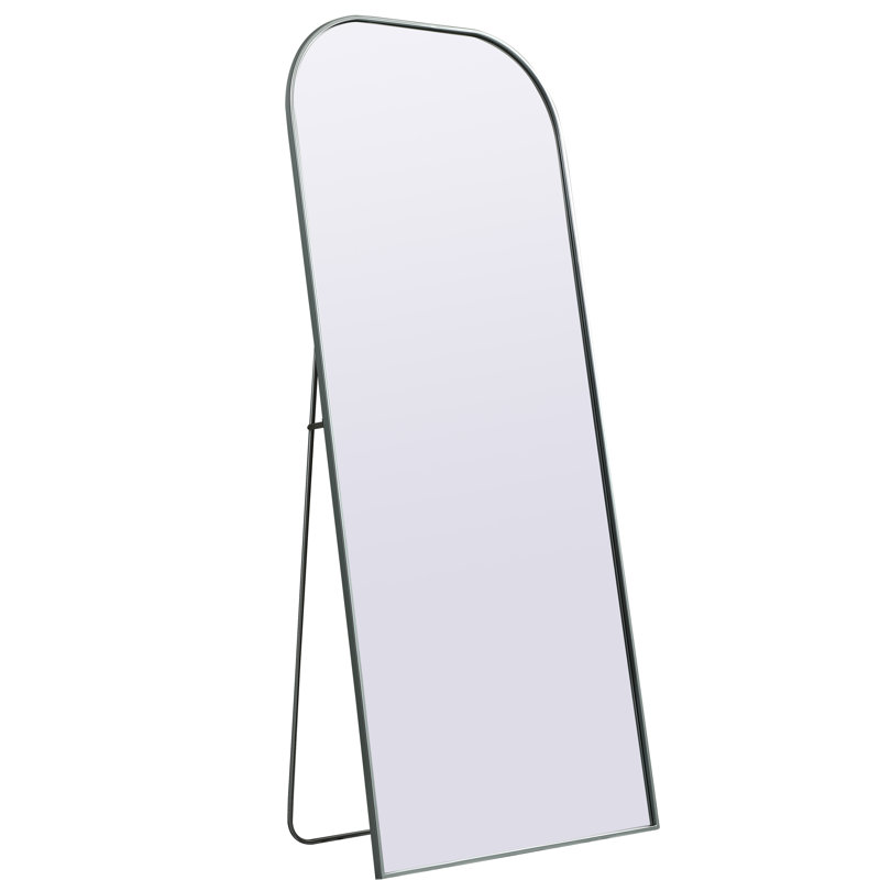 Miroir de plancher Sabine, 76 po x 32 po, Argent