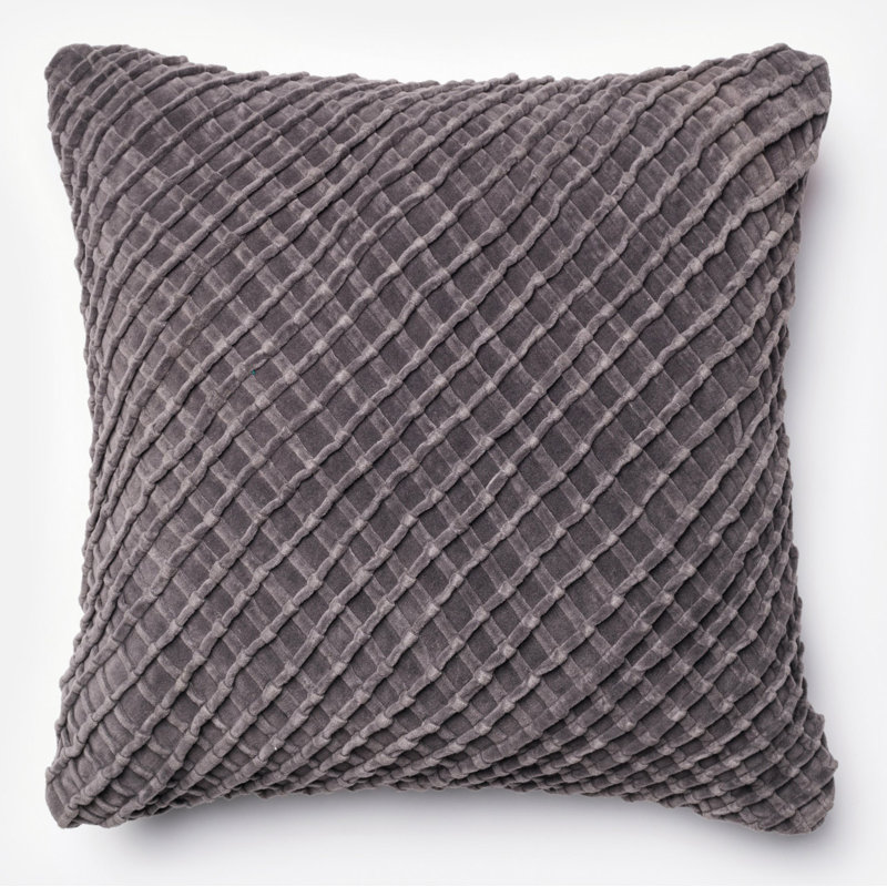 Down Reversible Throw Pillow, Brown, Down