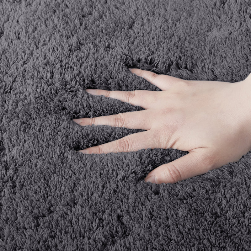 Tapis pour salle de bain Dailen, Gris