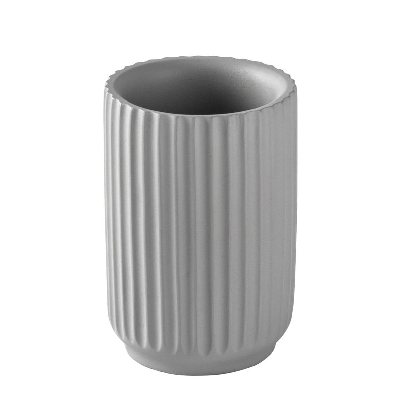 Harbour Housewares - Concrete Toothbrush Holder, Grey