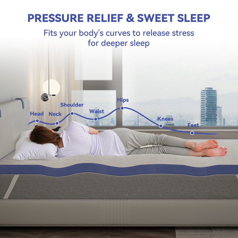 Aletha 3'' Memory Foam Mattress, Full