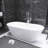 70.9" Freestanding Tub Soaking Acrylic Bathtub