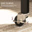 HOMCOM Mobile Drop Leaf Table with 6 Wheels & Brakes-706719642