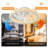 19.68" - Dimmable Led Crystal Ceiling Fan With Led Lights-565190399