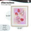 «Pink Fruits and Kisses», reproduction sous verre encadrée, design par Ziwei Li-672089700-672089697