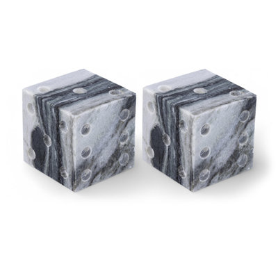 Dice marbre figurines et sculptures abstraites