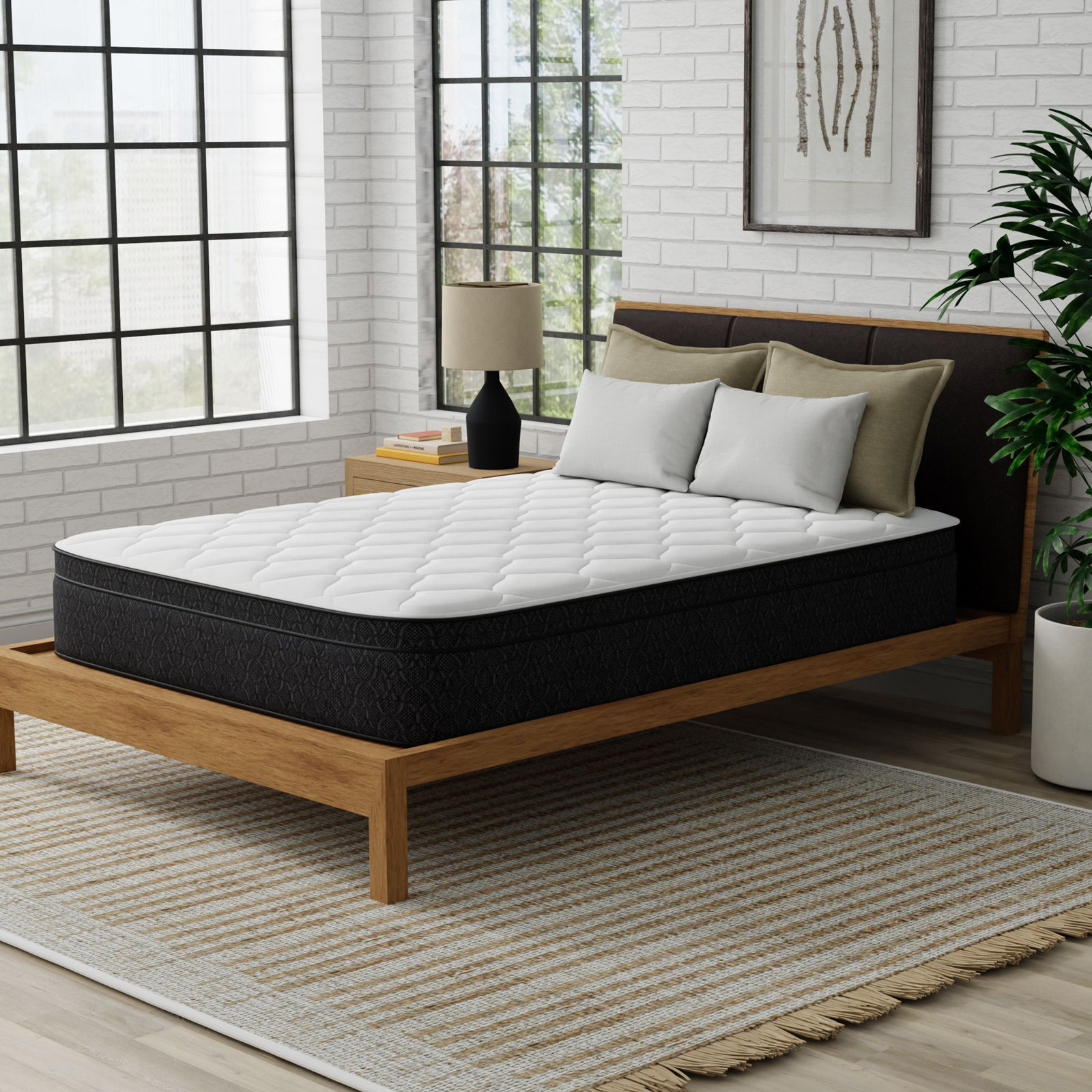 12" Medium Pillow Top Hybrid Mattress, Twin, 12''