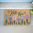 Natural Coir Fibre Doormat, Anti-Slip Mat Backing Hello There Flowers