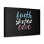 Fate Hope Love 1 Corinthians 13:13 - Wrapped Canvas Print-1778484167