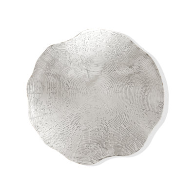 Plat de service métallique moderne