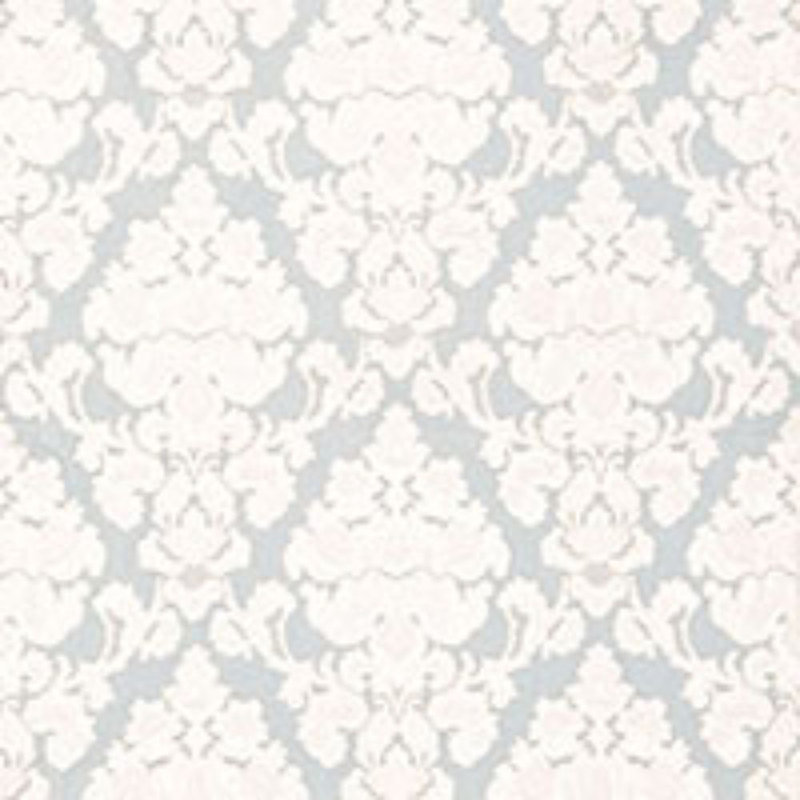 Montalcino Appliqué Damask Fabric, Robin's Egg