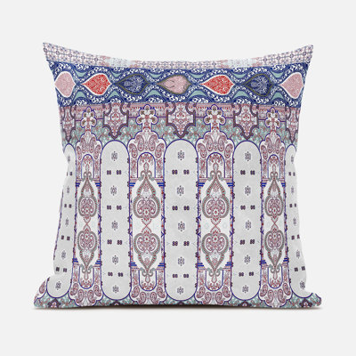 Floral Reversible Throw Pillow