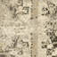 Tapis beige tissé à la machine Caryll-1083204152