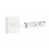 Blanc mat / terrazzo clair