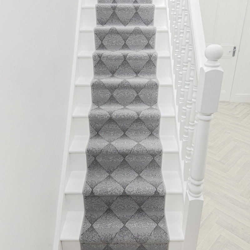 Stair Runner cm Geometric Shapes Area Rug, Stair Runner 60 x 690 cm