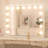 Jahziyah LED Lighted Hollywood Makeup Mirror Vanity Mirror with Dimmable & Memory Function-661436963-661436970