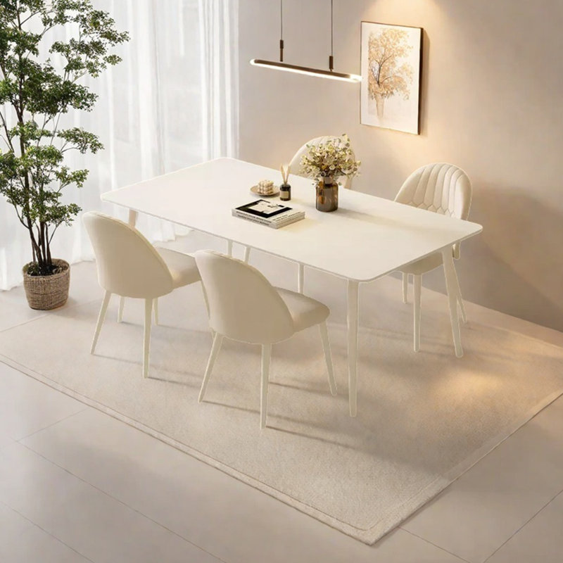 Table de salle à manger en pierre, H 29,52 po x L 70,86 po x l 35,43 po