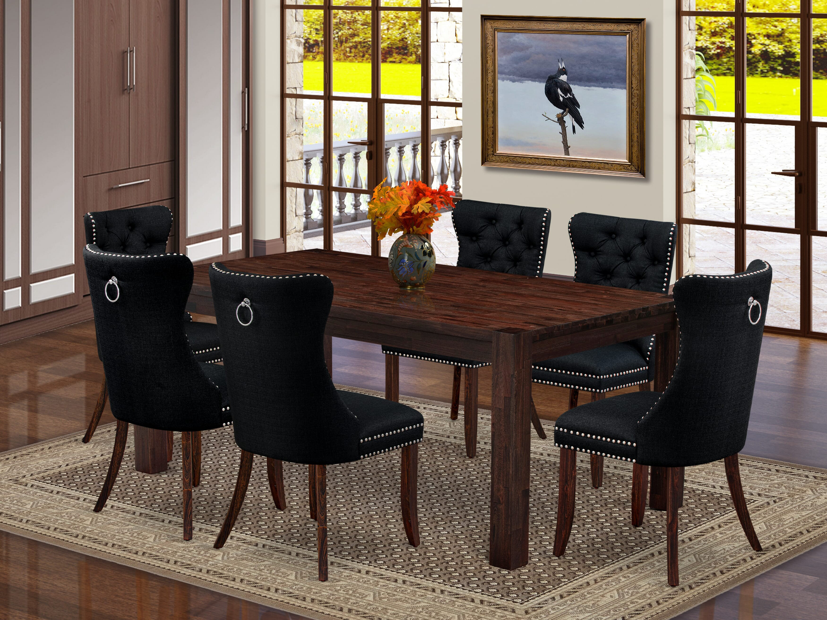 Red Barrel Studio Rectangular 72'' L x 40'' W Dining Set - Wayfair Canada