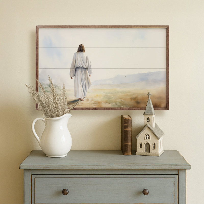 Walk of Faith par Petals Prints Design, H 16 po x l 24 po