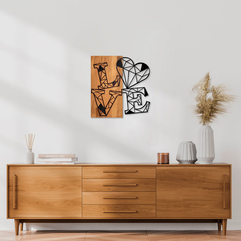 Décoration murale en bois