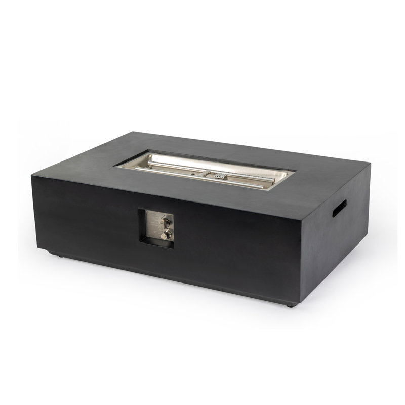 Concrete Propane Gas Fire Pit Table