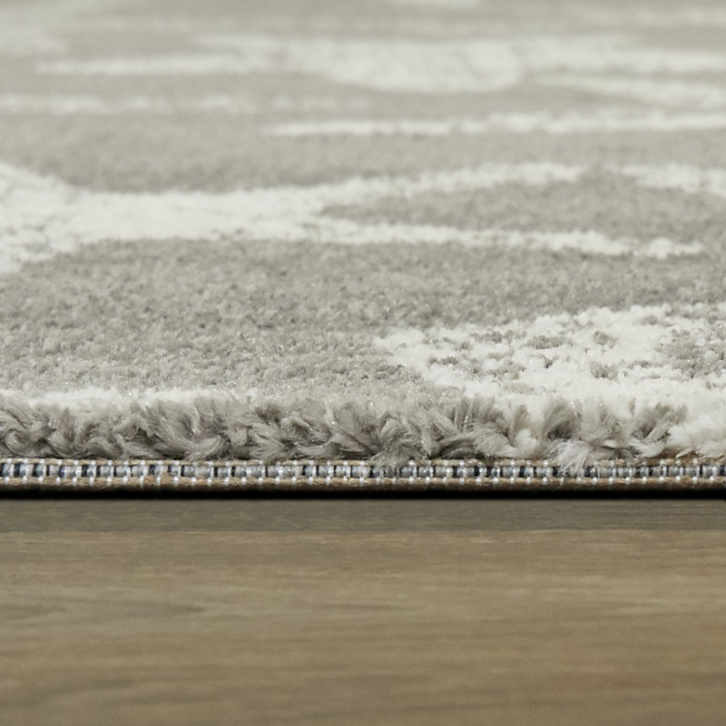Tapis gris Koski, Rectangle 5 pi 3 po x 7 pi