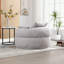 Canapé simple en chenille avec coussins-276592523