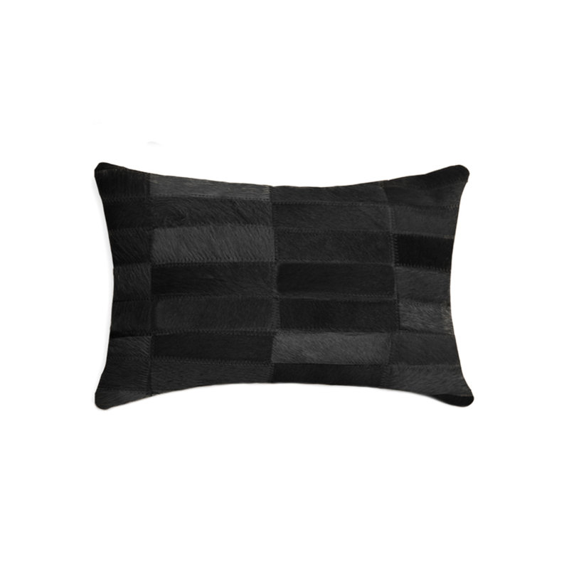 Torino Animal Print Leather/Suede Throw Pillow