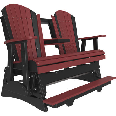 Banc d'extérieur coulissant en polywood