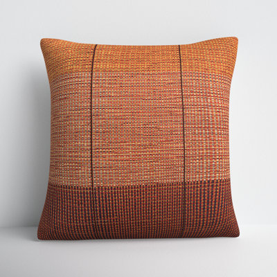 Clyde Embroidered Cotton Throw Pillow