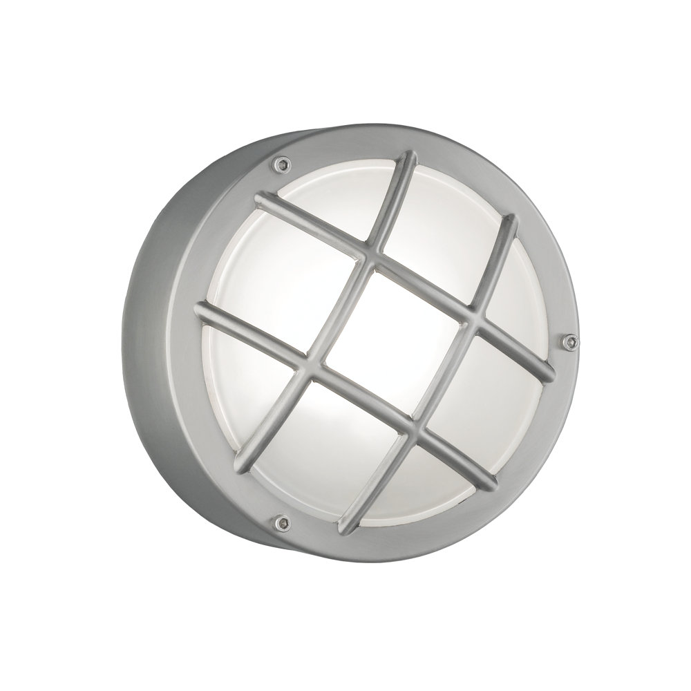 Harmony Grey 10cm H Outdoor Bulkhead Light