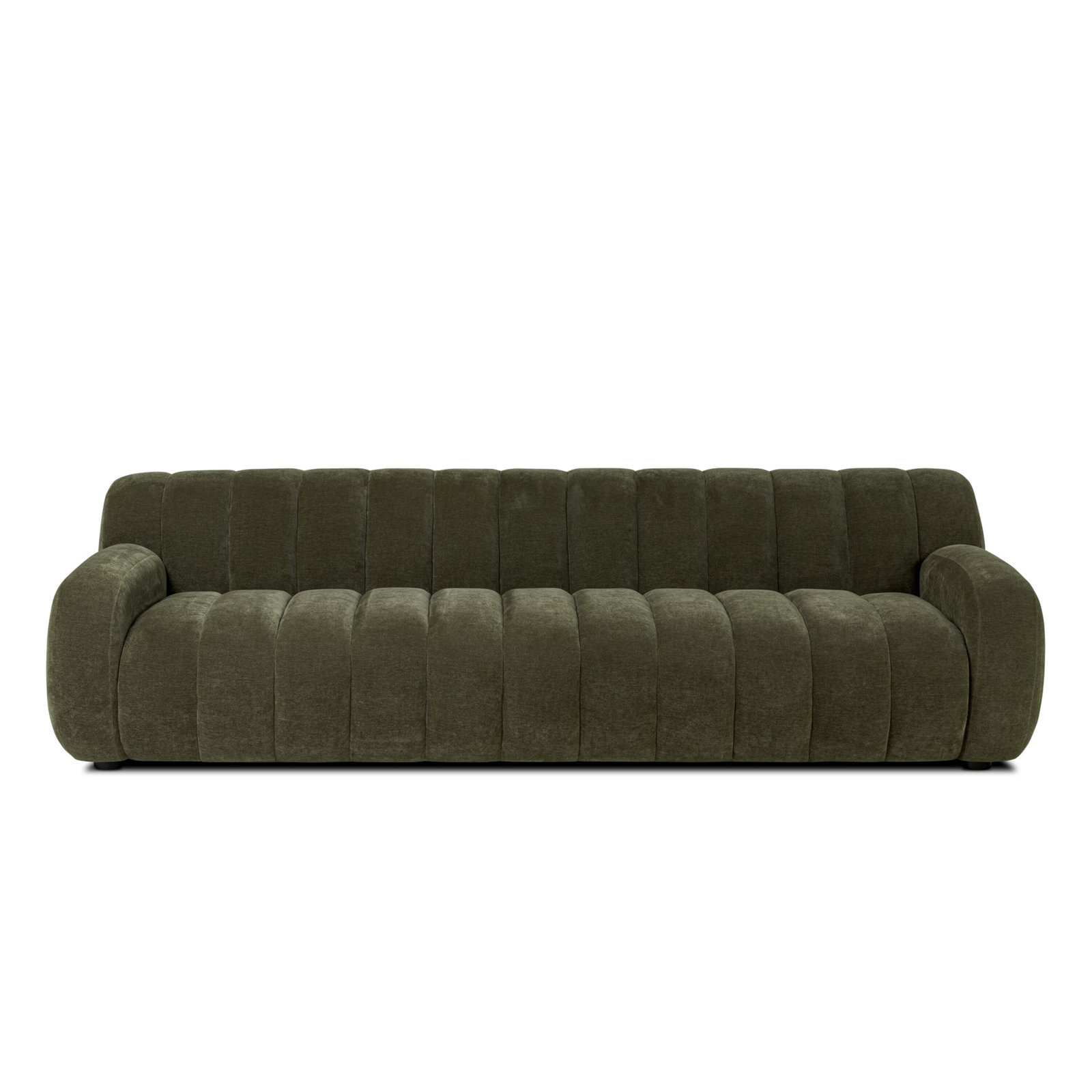 Flora 103" Sofa, Malmo Olive Velvet