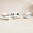 Petroni 4 Person Seating Group With Sunbrella Cushions