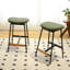 Ensemble de tabourets de bar, tabourets de bar à hauteur de comptoir et de bar élégants, tabourets de bar rembourrés en tissu doux, cuisine sans dossier, chaises de bar de salle à manger
