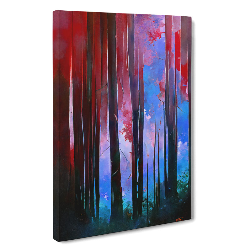 Unique Forest No.6 Abstract - Wrapped Canvas, 50cm H x 35cm W x 3cm D