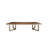 Modern Minimalist Solid Wood Iron Triangle Conference Table with Power Sockets-2023418856
