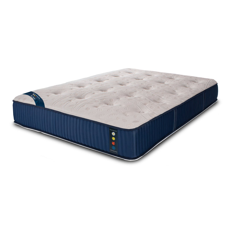 Rakesh 15" Plush 2-Sided Hybrid Mattress with Cooling and Pressure-Relieving Foams, Made in USA, Twin XL, 15"