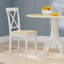 Kwon Solid Wood Top Pedestal Dining Set-2012685435-2012685438-2012685412