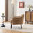 Living Room Corduroy Armchair-1204934594