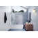 Vela 22 in. x 58.25 in. Frameless Single Fixed Bath Panel