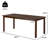 Rectangular Acacia Outdoor Dining Table , 68.9" W,Dark Brown