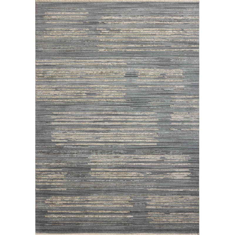 17 Stories Marlia Ocean / Sand Area Rug, Runner 2'6" x 8'