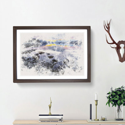 The Apgar Mountains in Montana - Picture Frame Painting Print
